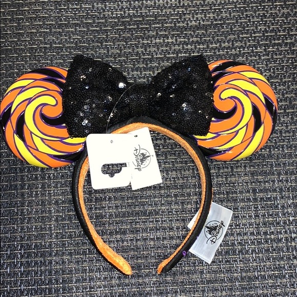 Minnie Mouse Ear Headband with Sequined Bow Candy. LAST ONE - Picture 4 of 8